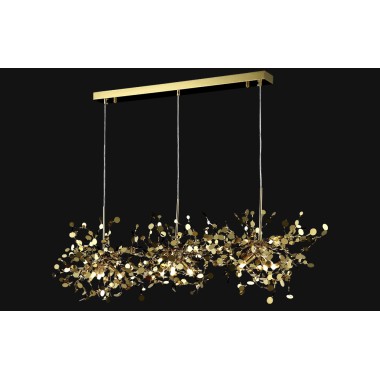 Светильник подвесной Crystal Lux GARDEN SP3х3 L1200 GOLD