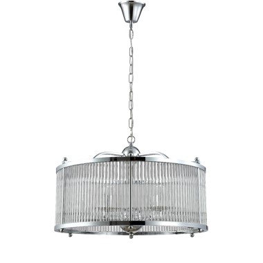 Люстра Crystal Lux TADEO SP6 D600 CHROME/TRANSPARENTE