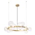 Люстра Crystal Lux AGATA SP15 V2 GOLD/TRANSPARENTE