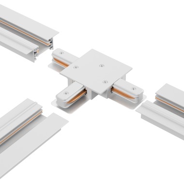 Соединитель Т-образный (однофазный) для встраиваемого шинопровода Crystal Lux CLT 0.2211 02 WH