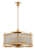 Люстра Crystal Lux TADEO SP6 D600 GOLD/TRANSPARENTE