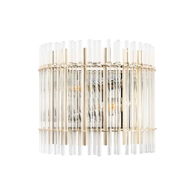 Бра Crystal Lux AURELIO AP2 GOLD+CHROME/TRANSPARENT