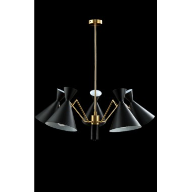 Люстра Crystal Lux JOVEN SP5 GOLD/BLACK