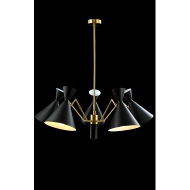 Люстра Crystal Lux JOVEN SP5 GOLD/BLACK