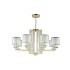 Люстра Crystal Lux NICOLAS SP-PL8 GOLD/WHITE