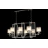 Люстра Crystal Lux NICOLAS SP8 L1000 GOLD/WHITE