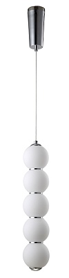 Светильник подвесной Crystal Lux DESI DESI SP5 CHROME/WHITE - фото и цены