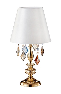 Настольная лампа Crystal Lux MERCEDES MERCEDES LG1 GOLD/COLOR - фото и цены