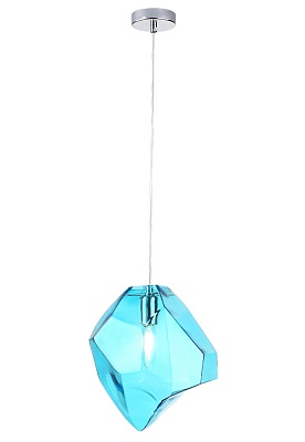 Светильник подвесной Crystal Lux NUESTRO NUESTRO SP1 CHROME/BLUE - фото и цены