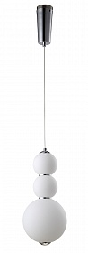 Светильник подвесной Crystal Lux DESI DESI SP3 CHROME/WHITE - фото и цены