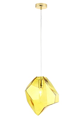 Светильник подвесной Crystal Lux NUESTRO NUESTRO SP1 GOLD/AMBER - фото и цены