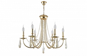 Люстра Crystal Lux VICTORIA VICTORIA SP6 GOLD/AMBER - фото и цены