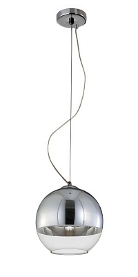 Светильник подвесной Crystal Lux WOODY WOODY SP1 D300 CHROME - фото и цены