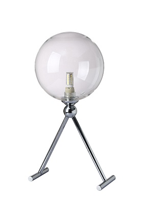 Настольная лампа Crystal Lux FABRICIO FABRICIO LG1 CHROME/TRANSPARENTE - фото и цены