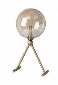 Настольная лампа Crystal Lux FRANCISCA FRANCISCA LG1 GOLD/COGNAC - фото и цены